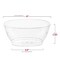 Clear Floral Round Disposable Plastic Soup Bowls - 10 oz. (240 Bowls)